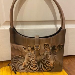 Icon Zebra Handbag - Rare!
